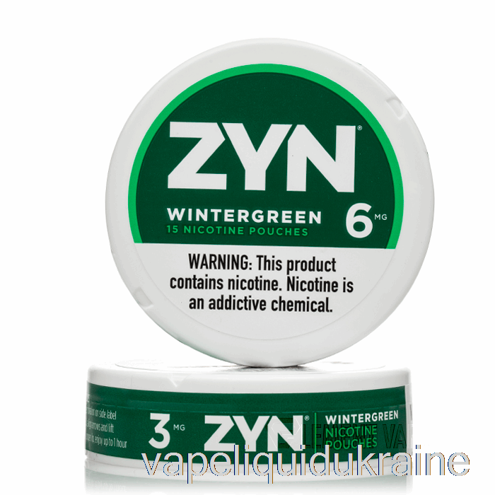 Vape Liquid Ukraine ZYN Nicotine Pouches - WINTERGREEN 6mg (5-PACK)